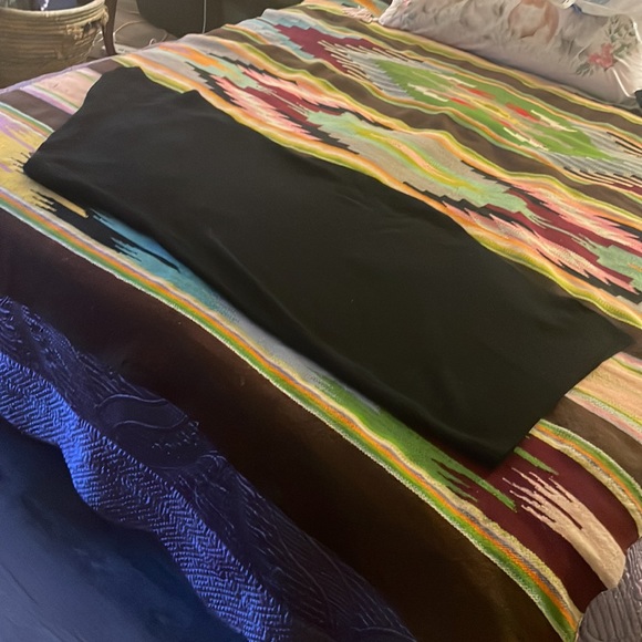 NWT MONSE❤️ Long Sweater Dress  Low scoop Back Calf leather belt Dress 🎉 - Picture 6 of 11